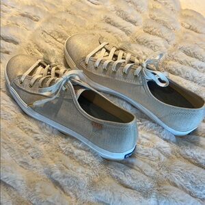 Keds Shimmering Tan Canvas Sneakers